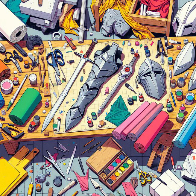 Materials for Building Large Cosplay Props